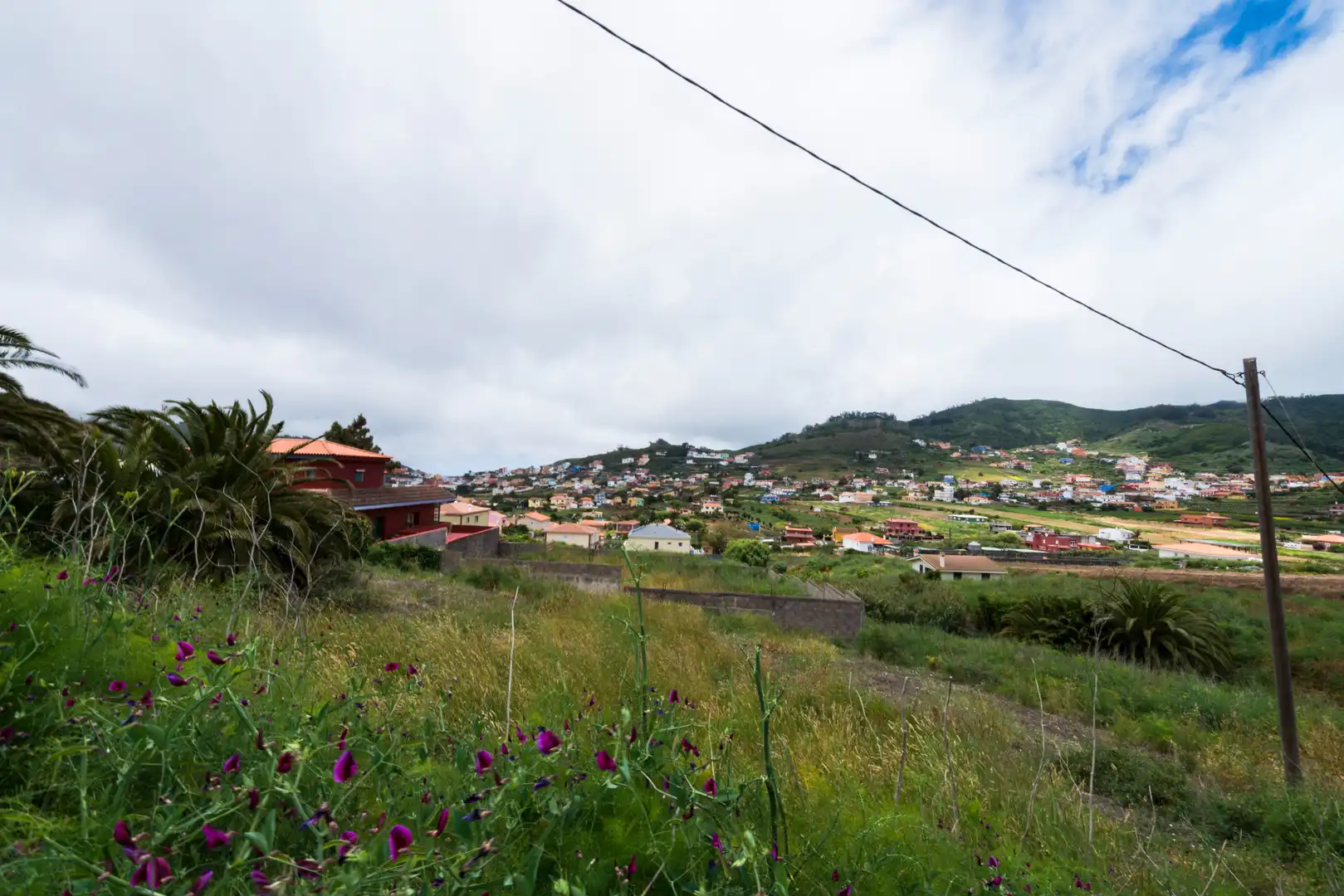 Vista exterior de Residencial en venda en San Cristóbal de la Laguna
