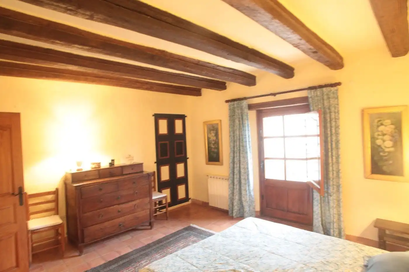 Schlafzimmer von Country house zum Verkauf in Santa Cristina d'Aro mit Terrasse, Abstellraum und Schwimmbad