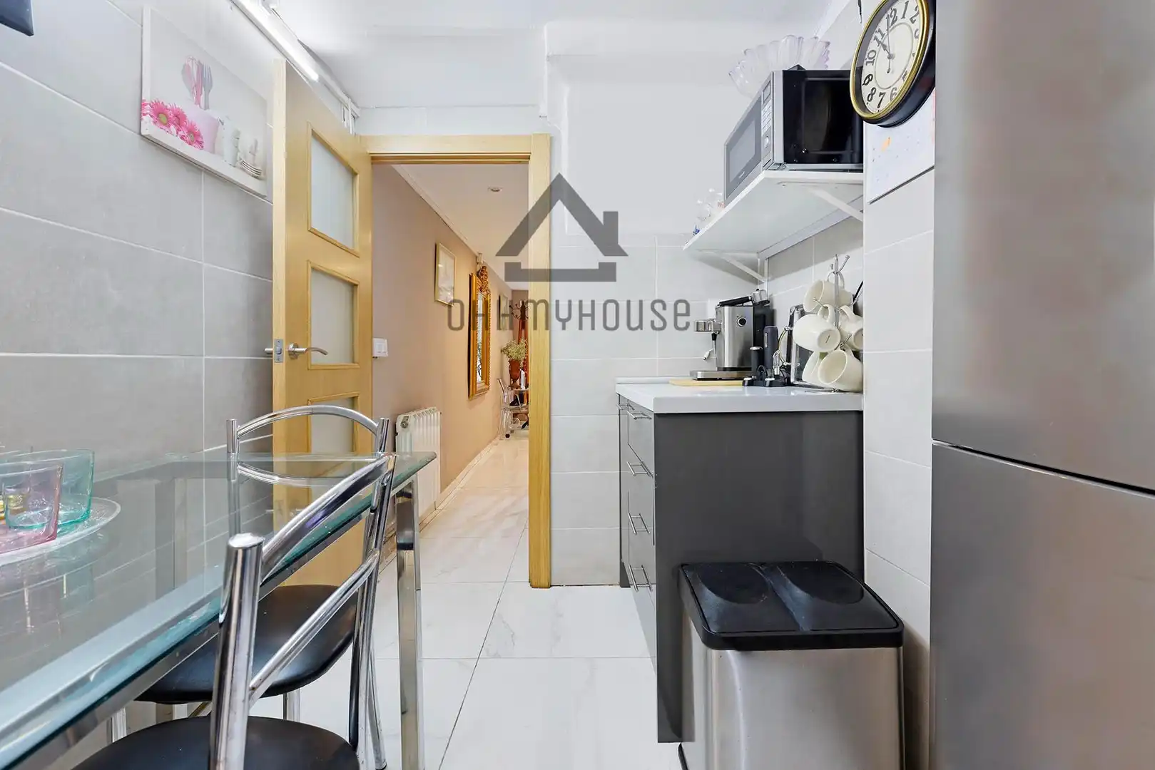 Kitchen of Ground floor for sale in Barcelona  with Air Conditioner, Heating and Terrace