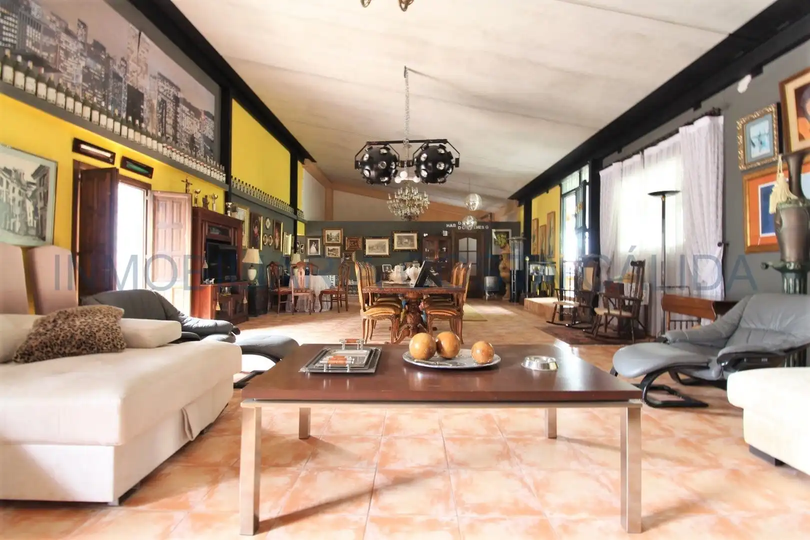 Sala d'estar de Finca rústica en venda en Puerto Lumbreras amb Calefacció, Jardí privat i Terrassa