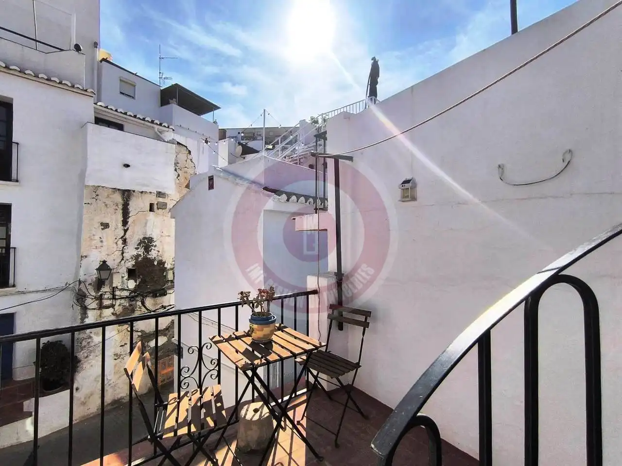 Vista exterior de Casa adosada en venta en Torrox con Terraza y Amueblado