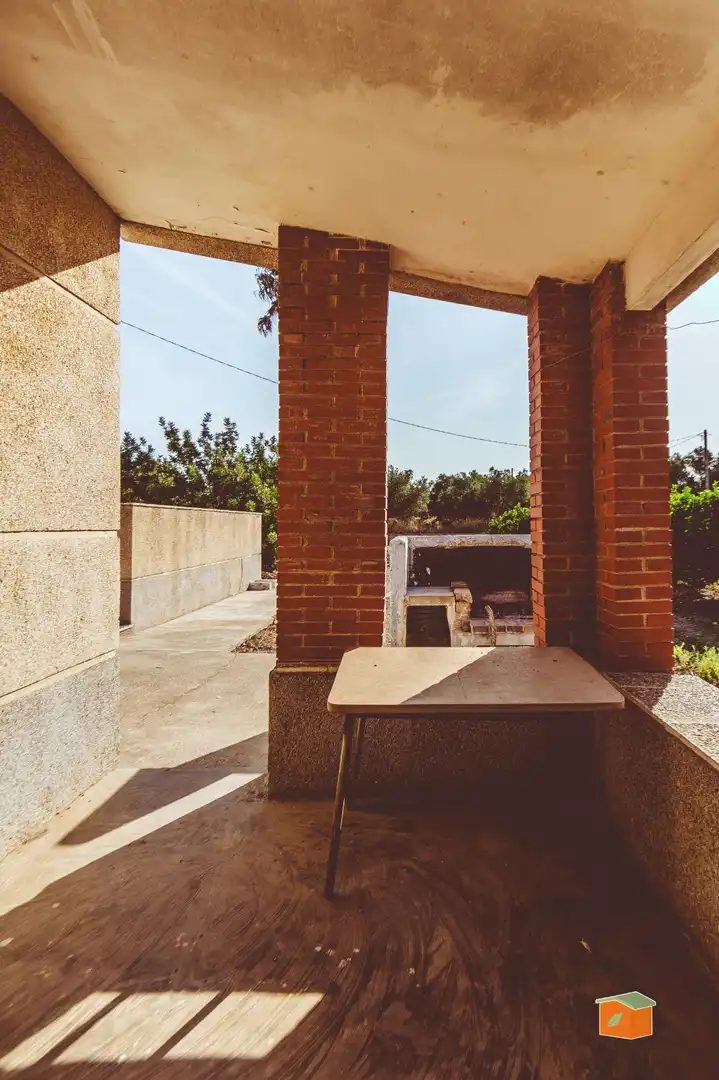 Terraza de Finca rústica en venta en Santa Bàrbara con Trastero y Amueblado