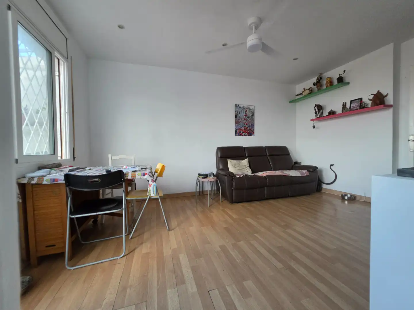 Living room of Attic for sale in Barcelona  with Terrace, Furnished and Oven