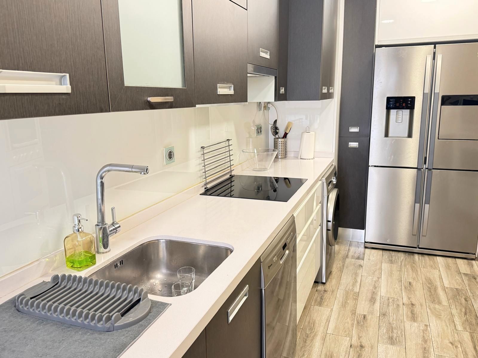 Kitchen of Flat for rent in León Capital   with Heating, Terrace and Storage room