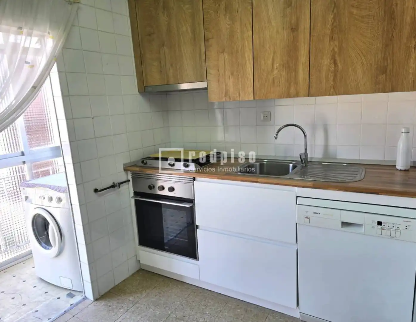 Kitchen of Flat for sale in Madrid  with Air Conditioner, Heating and Terrace