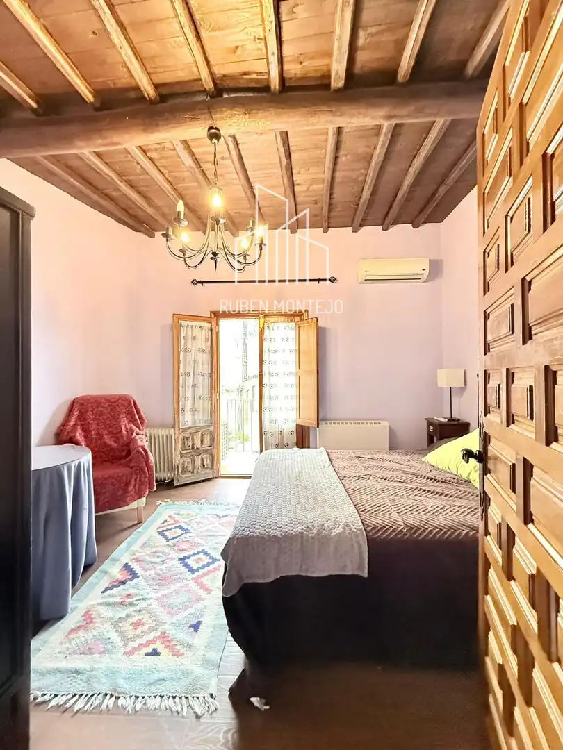 Dormitori de Casa o xalet de lloguer en San Esteban de la Sierra amb Aire condicionat, Calefacció i Terrassa