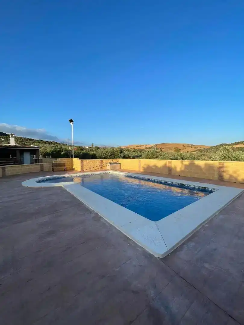Piscina de Casa o chalet de alquiler en Álora con Aire acondicionado, Jardín privado y Piscina