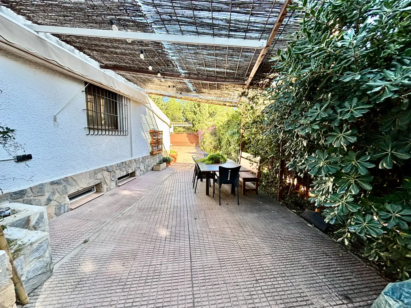 Terrassa de Casa o xalet en venda en Mutxamel amb Aire condicionat, Jardí privat i Terrassa