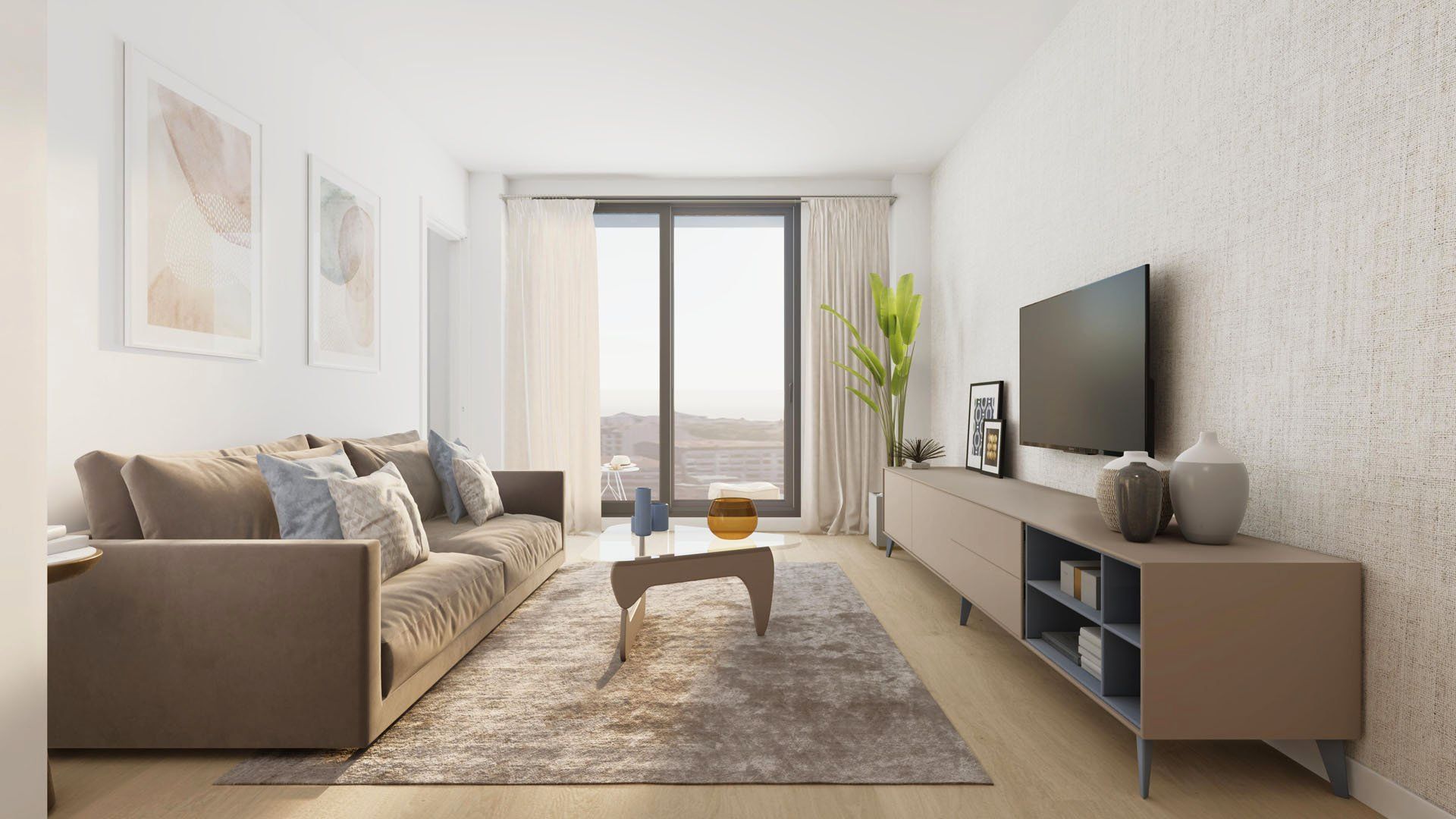 Living room of Flat for sale in Pontevedra Capital 
