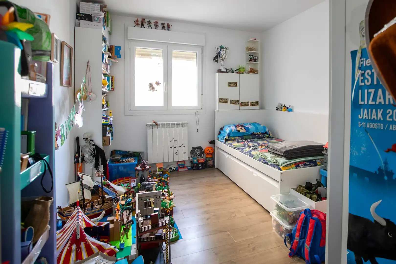 Schlafzimmer von Wohnung zum Verkauf in Estella / Lizarra mit Heizung, Terrasse und Möbliert