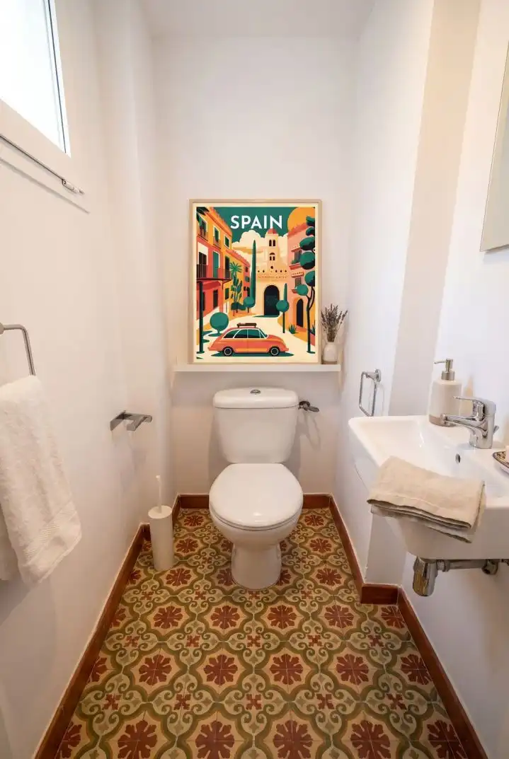 Bany de Apartament en venda en Sevilla amb Alarma