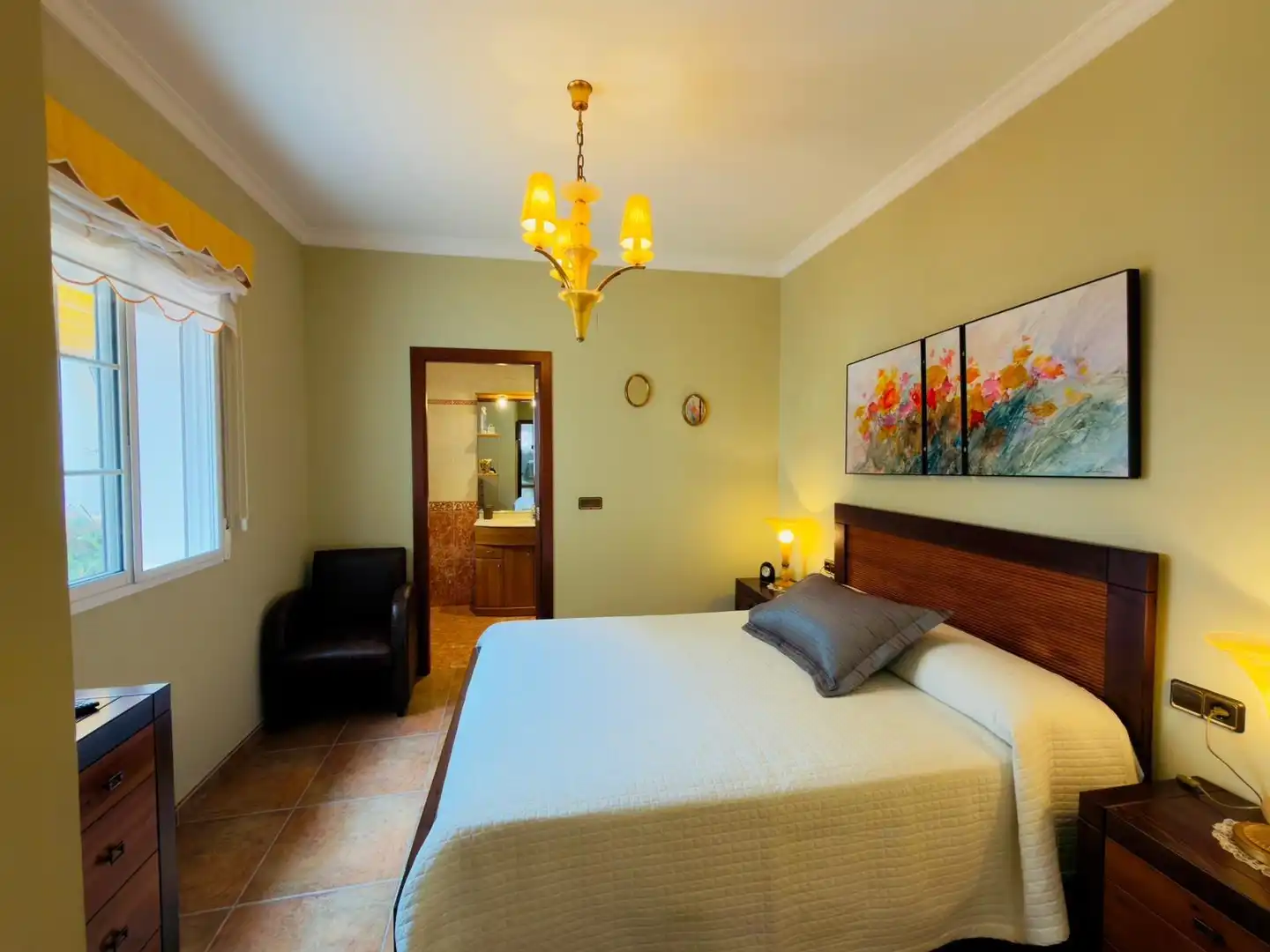 Bedroom of Houses for sale in La Granja de la Costera  with Air Conditioner