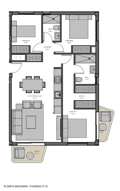 Apartment with terrace for sale in Campello pueblo, imagen 12