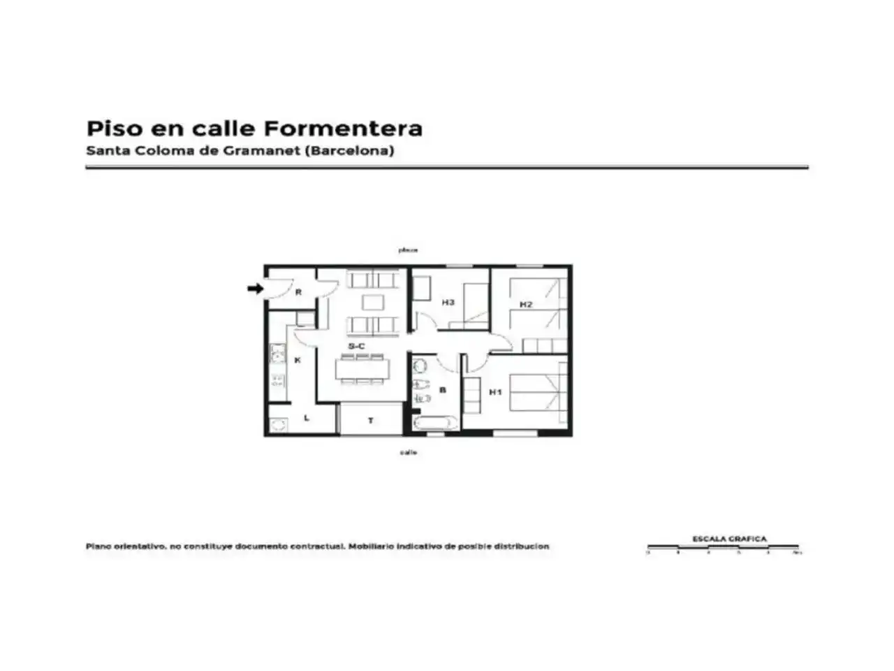 Wohnung zum Verkauf in Santa Coloma de Gramenet