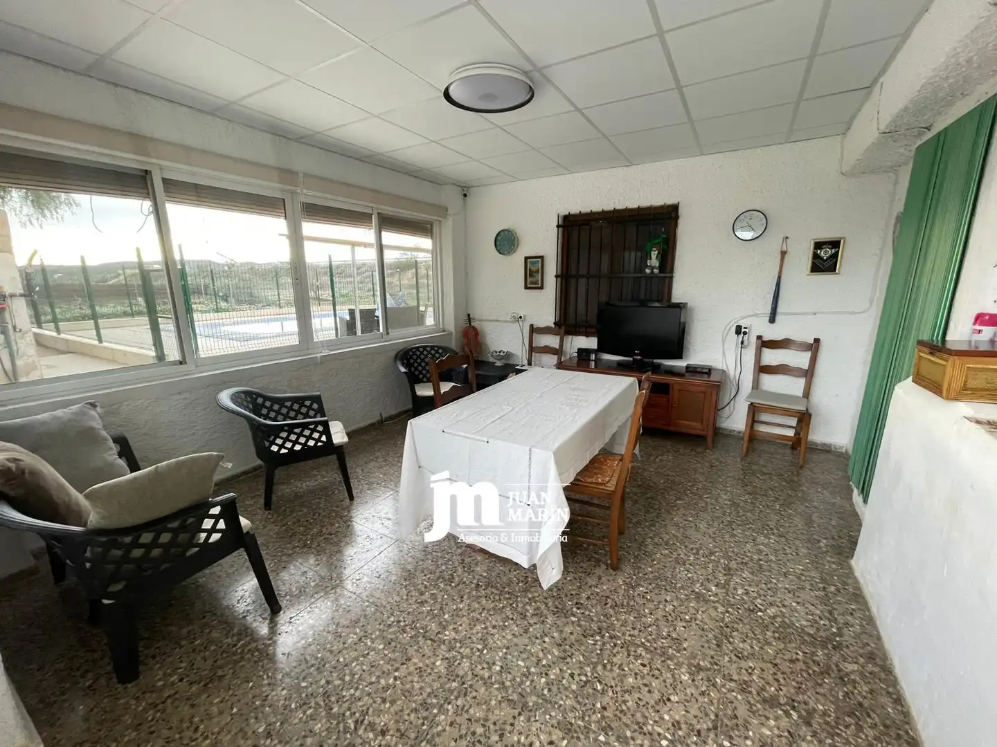 Sala d'estar de Finca rústica en venda en Abarán amb Aire condicionat, Traster i Piscina