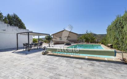 Exterior view of House or chalet for sale in Loranca de Tajuña  with Terrace and Swimming Pool