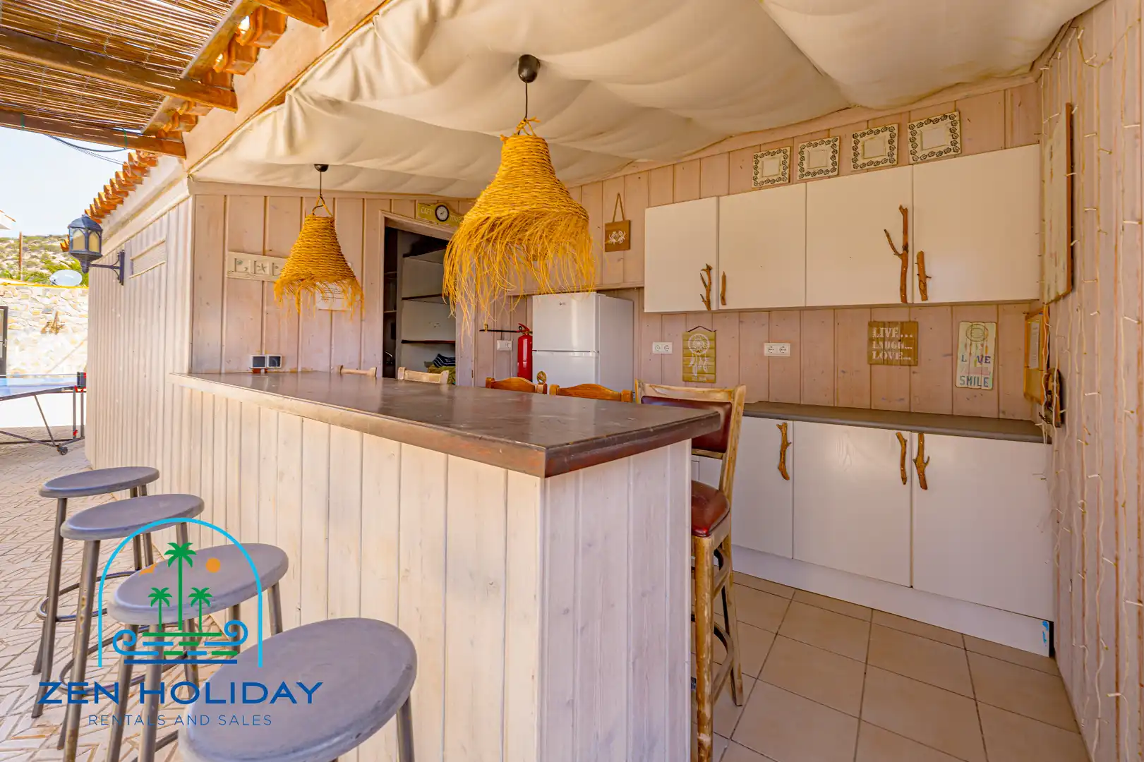 Cocina de Casa o chalet en venta en Villajoyosa / La Vila Joiosa con Aire acondicionado, Calefacción y Jardín privado