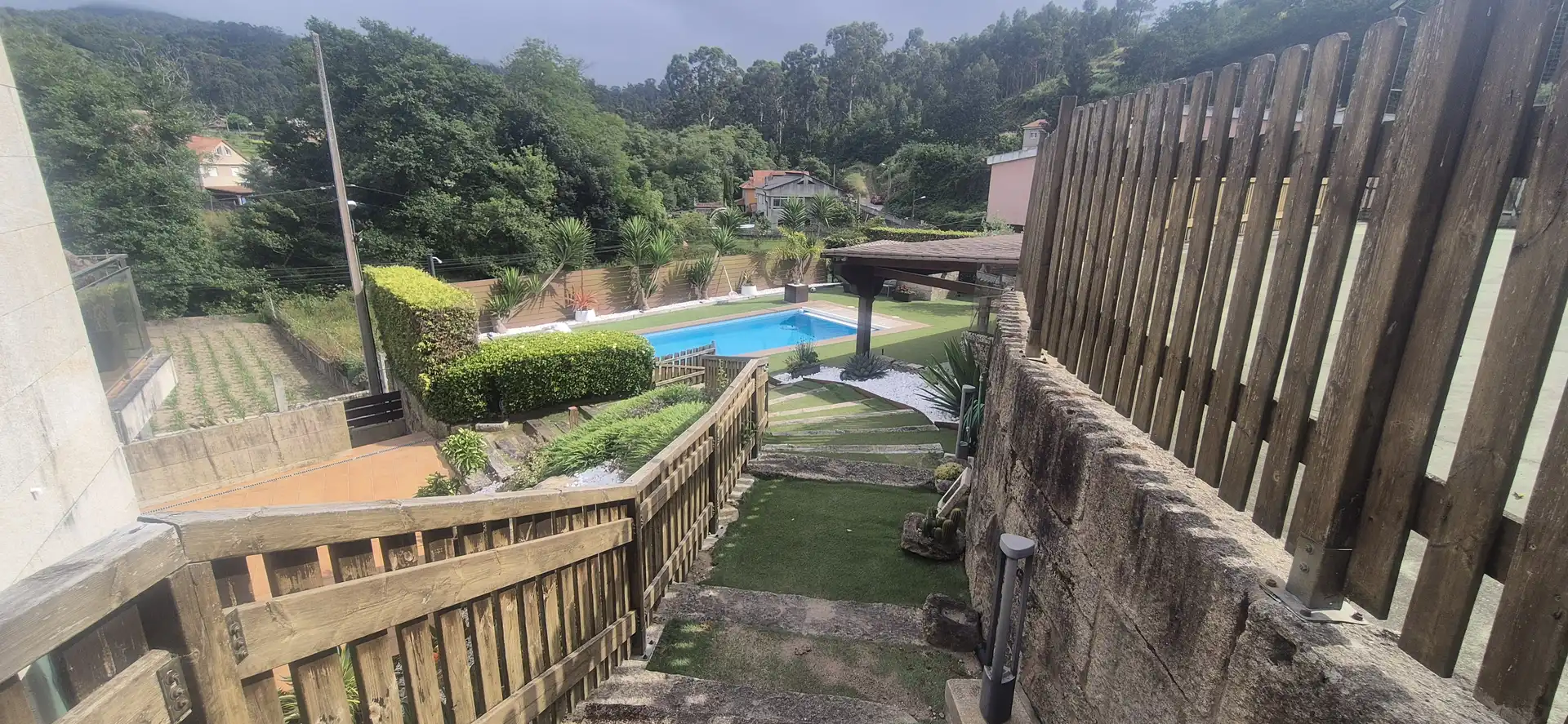 Piscina de Casa o chalet en venta en Vigo  con Aire acondicionado, Calefacción y Jardín privado