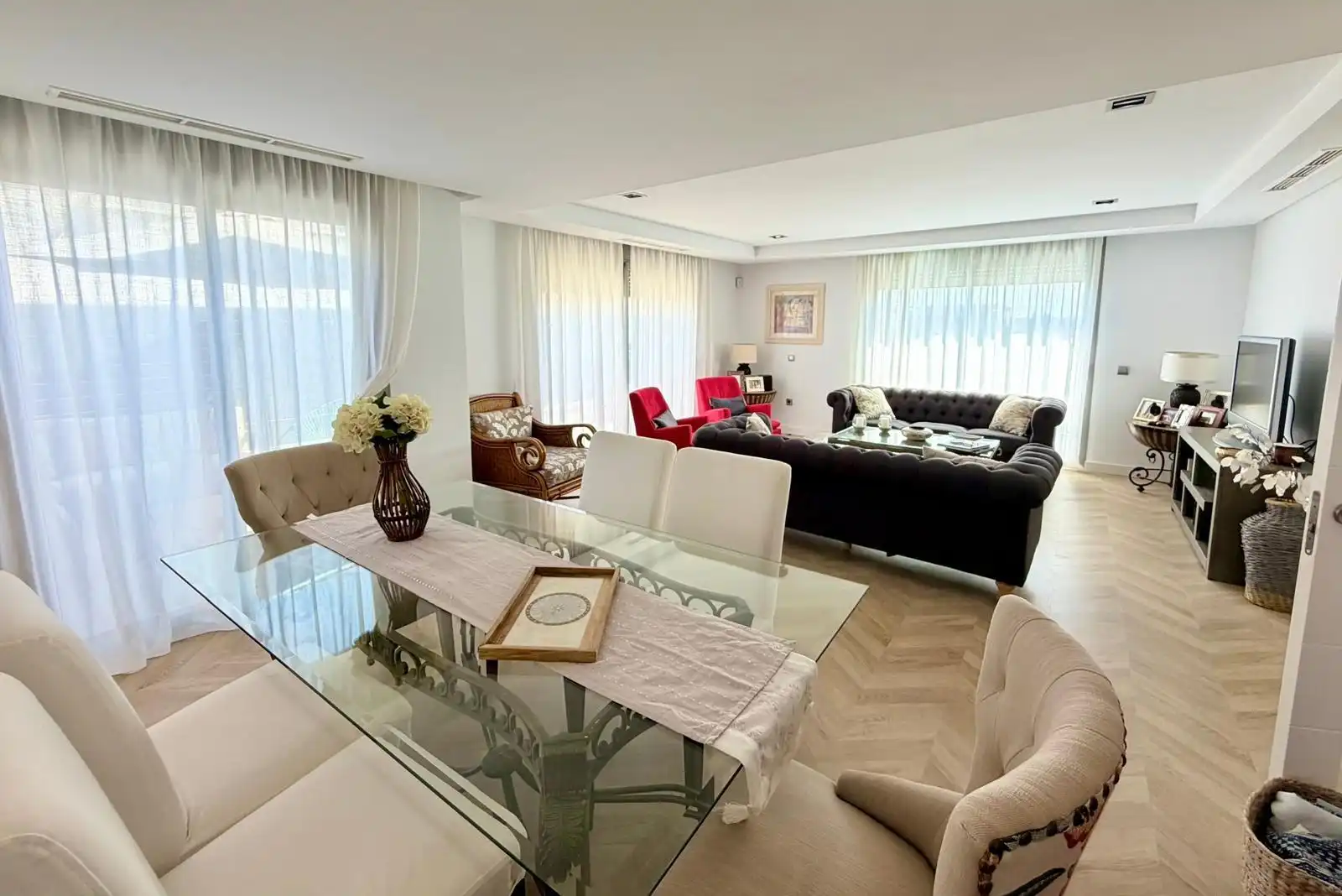 Sala de estar de Casa o chalet en venta en Almería con Trastero y Piscina