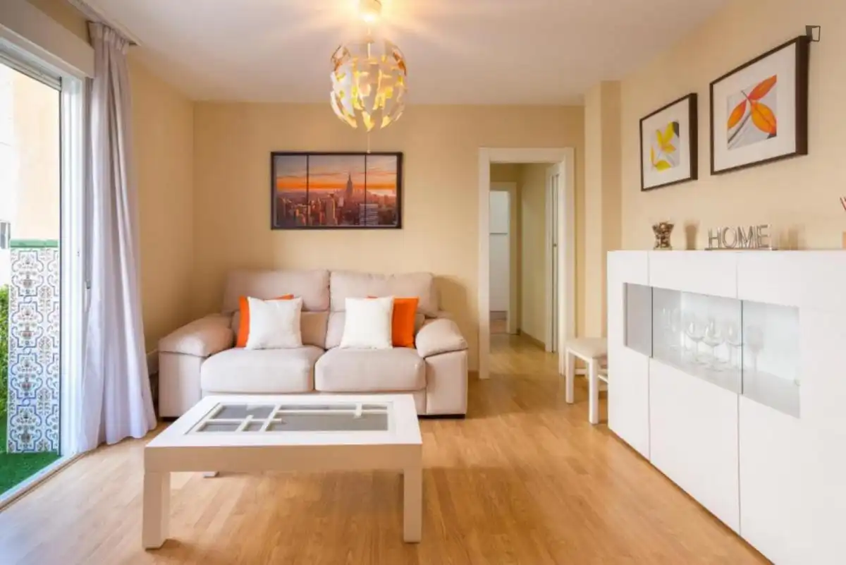 Living room of Apartments for rent in Málaga  with Air Conditioner, Furnished and Oven