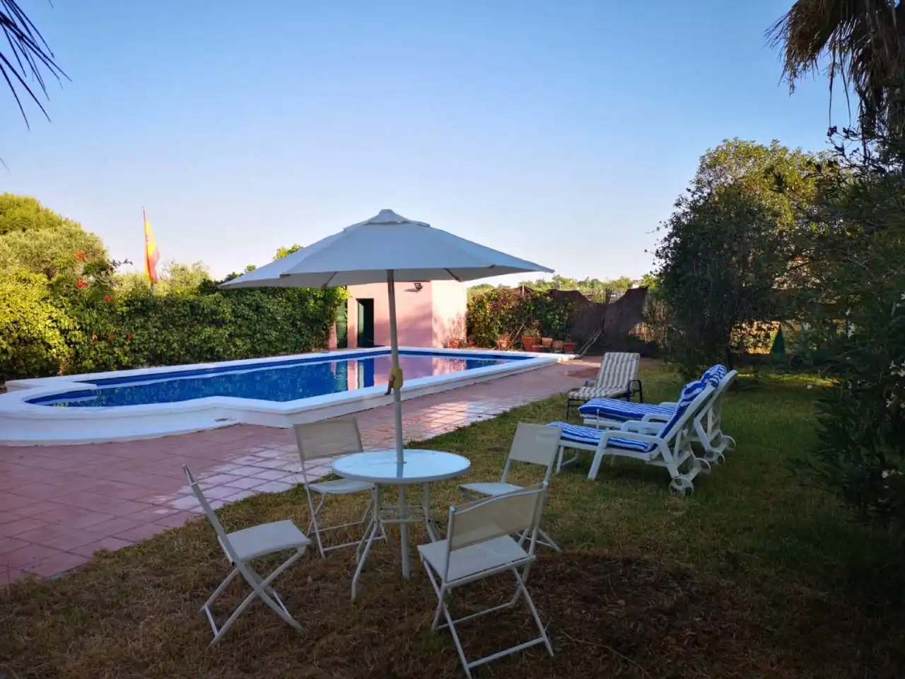 Jardín de Finca rústica en venta en Arahal con Aire acondicionado y Amueblado