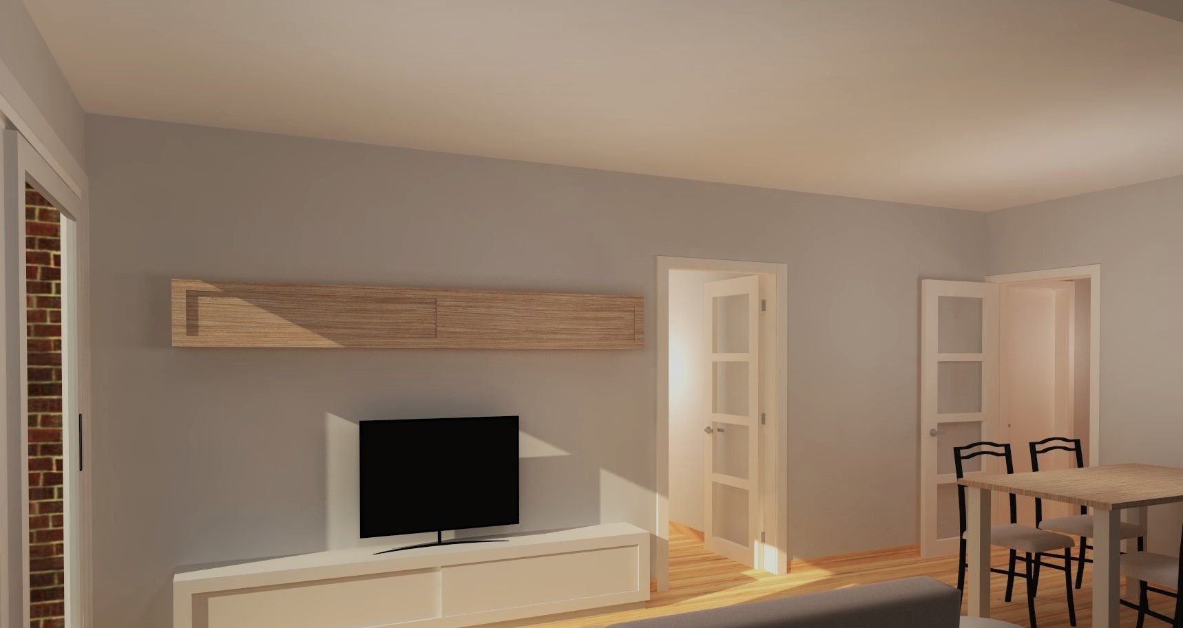 Living room of Flat for sale in Esplugues de Llobregat  with Heating, Terrace and Balcony