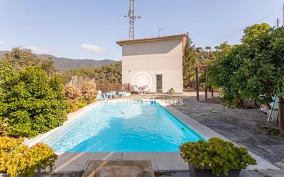 Swimming pool of House or chalet for sale in Sant Cebrià de Vallalta  with Heating, Private garden and Swimming Pool