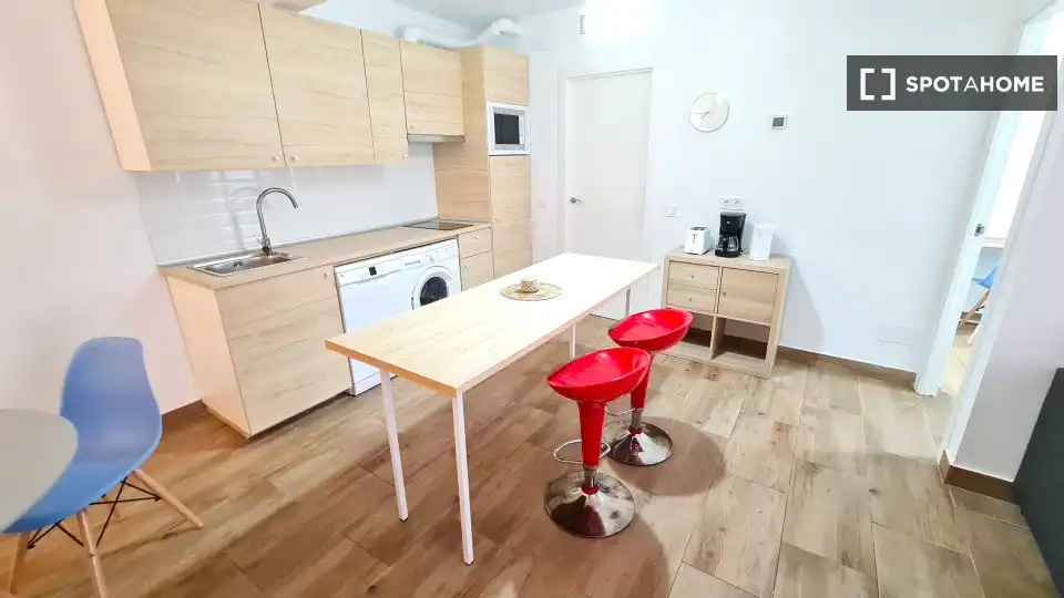 Küche von Wohnung zur Miete in Getafe mit Klimaanlage, Heizung und Möbliert