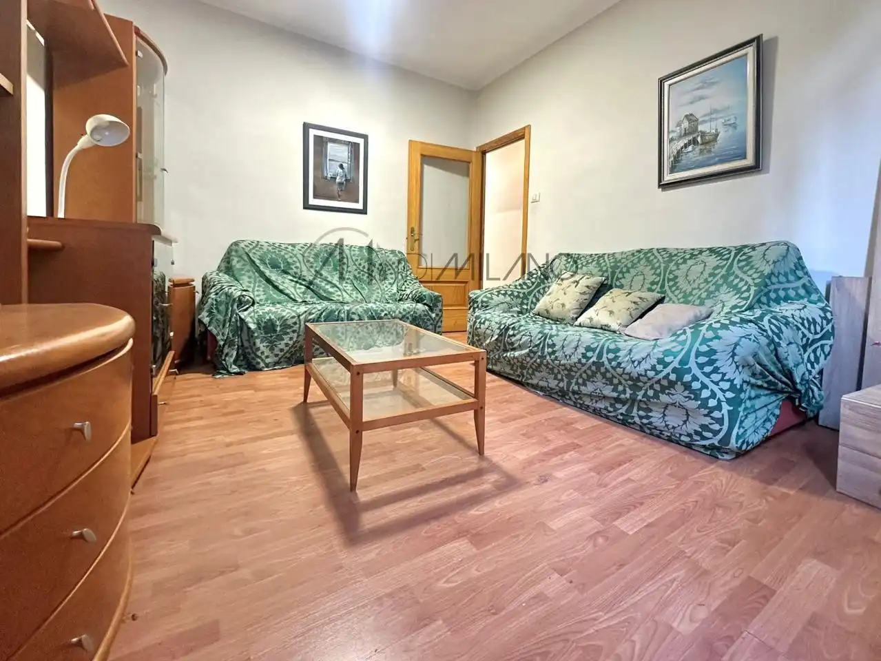 Living room of Flat for sale in Vigo   with Heating, Storage room and Furnished