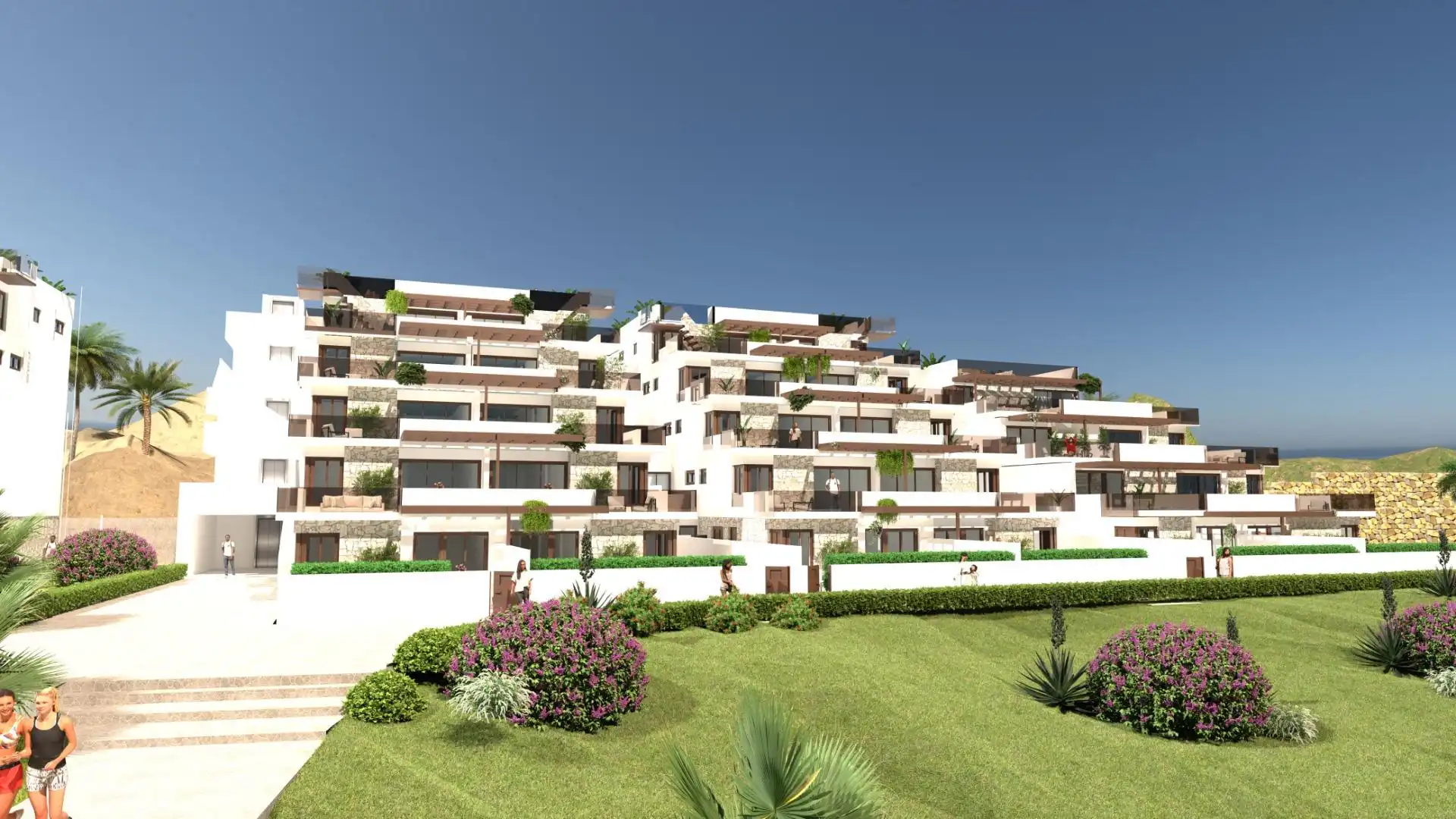 Exterior view of Flat for sale in Vera  with Air Conditioner, Terrace and Storage room