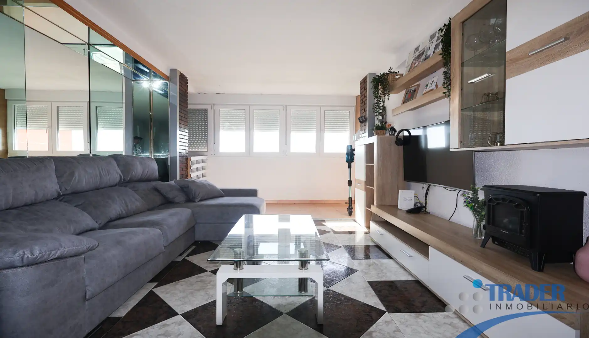 Sala de estar de Piso en venta en Fuenlabrada con Jardín privado, Terraza y Balcón