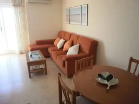 Sala de estar de Ático en venta en Oropesa del Mar / Orpesa con Aire acondicionado, Jardín privado y Parquet