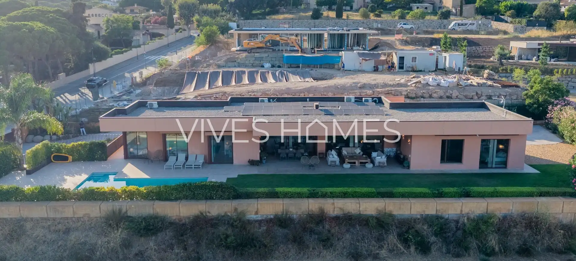 Vista exterior de Casa o chalet en venta en Sant Vicenç de Montalt con Aire acondicionado, Calefacción y Jardín privado