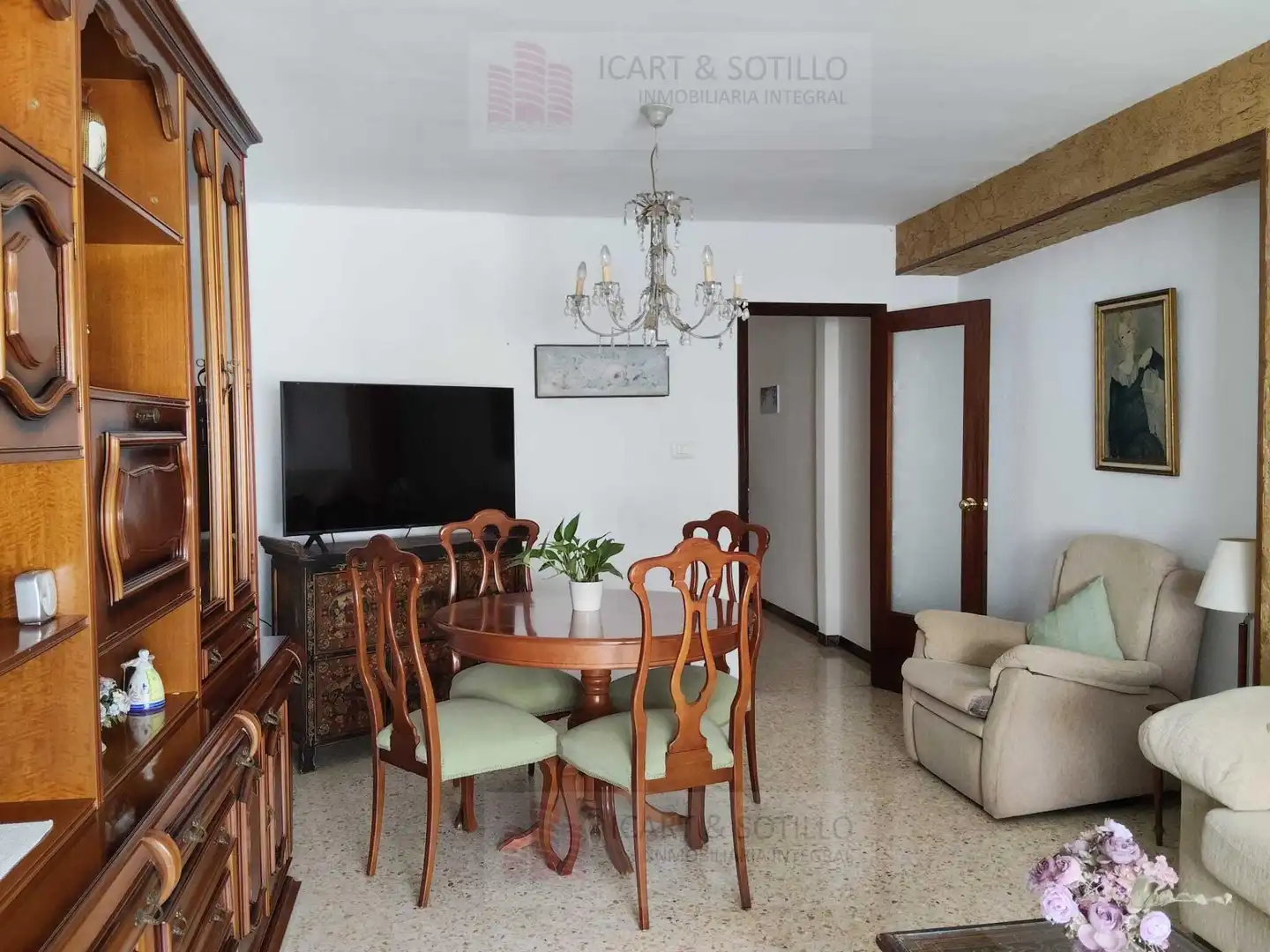 Sala d'estar de Pis en venda en Vinaròs amb Calefacció i Moblat