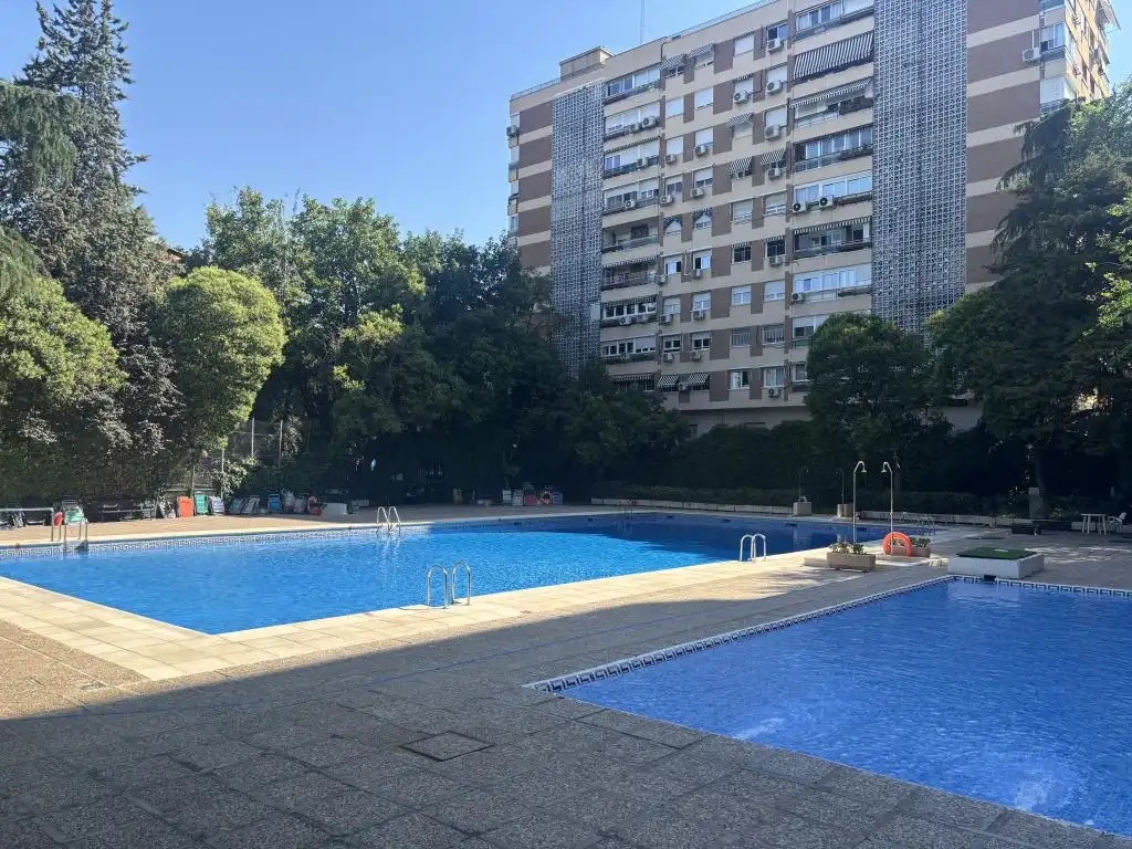 Swimming pool of Flat for sale in Madrid  with Air Conditioner, Heating and Swimming Pool