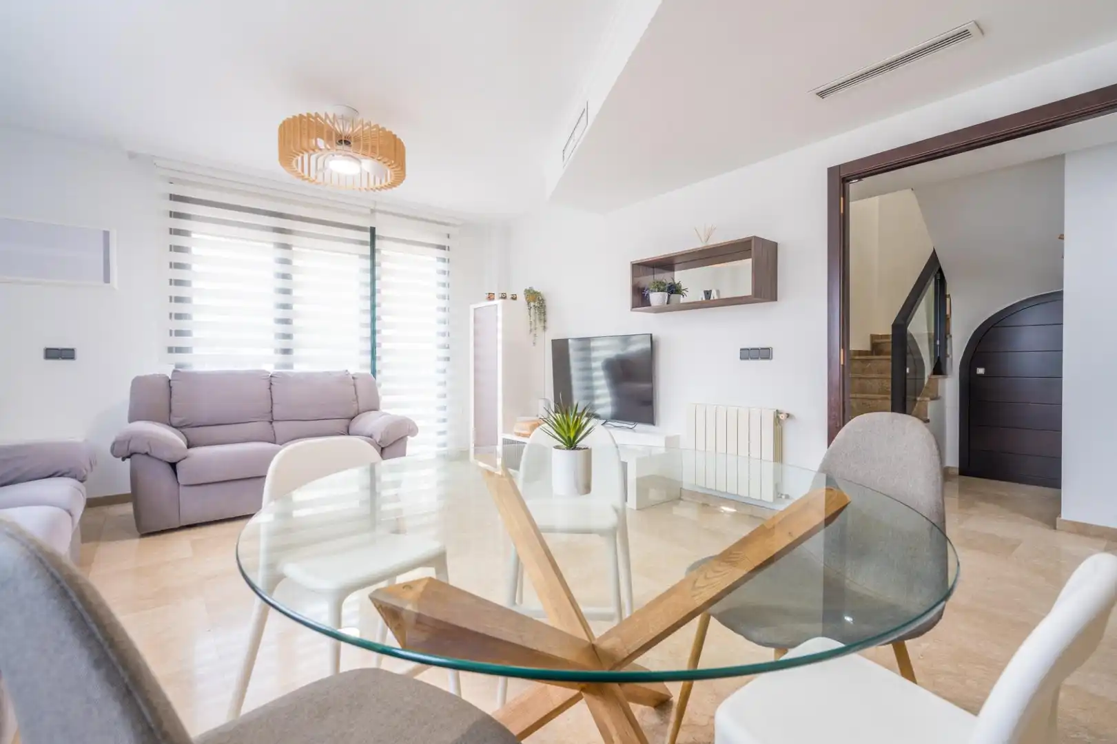 Living room of Attic for sale in Tavernes de la Valldigna  with Air Conditioner, Heating and Terrace