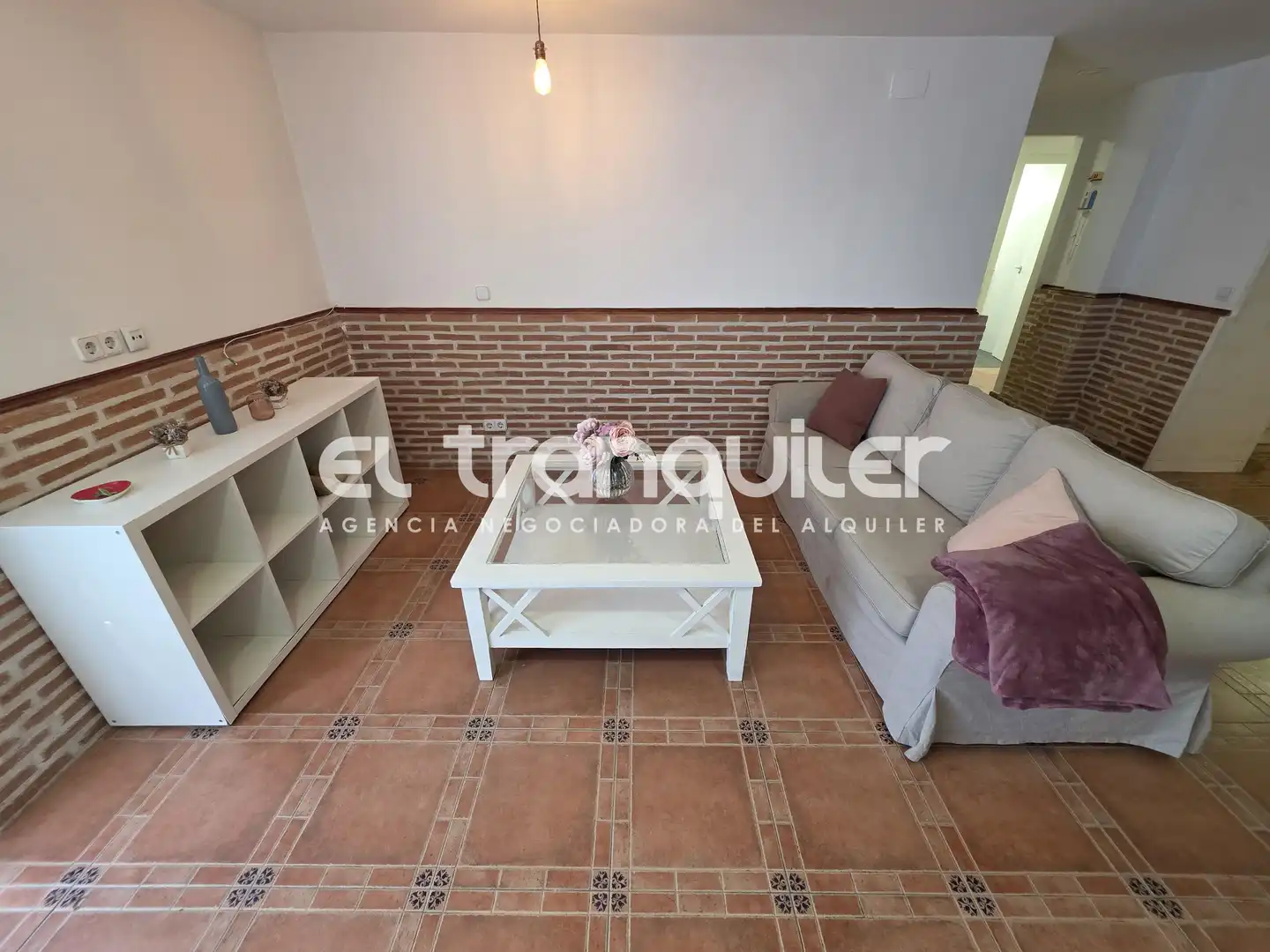 Sala de estar de Piso de alquiler en Madrid con Terraza, Amueblado y Lavadora