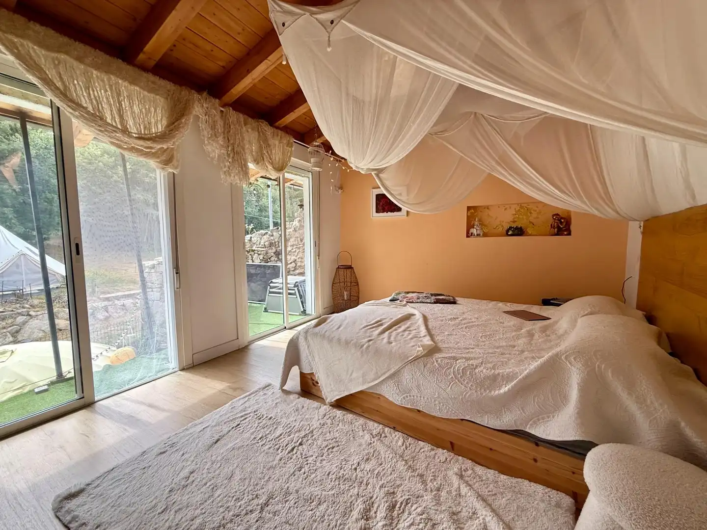 Habitación de Casa o chalet en venta en Sober con Jardín privado, Piscina y Amueblado