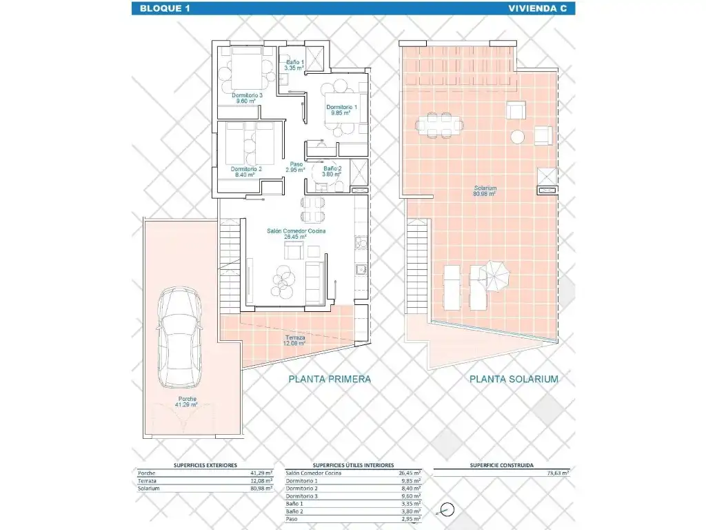 Bungalow mit Pool zum Verkauf in Pilar de la Horadada ciudad, imagen 32