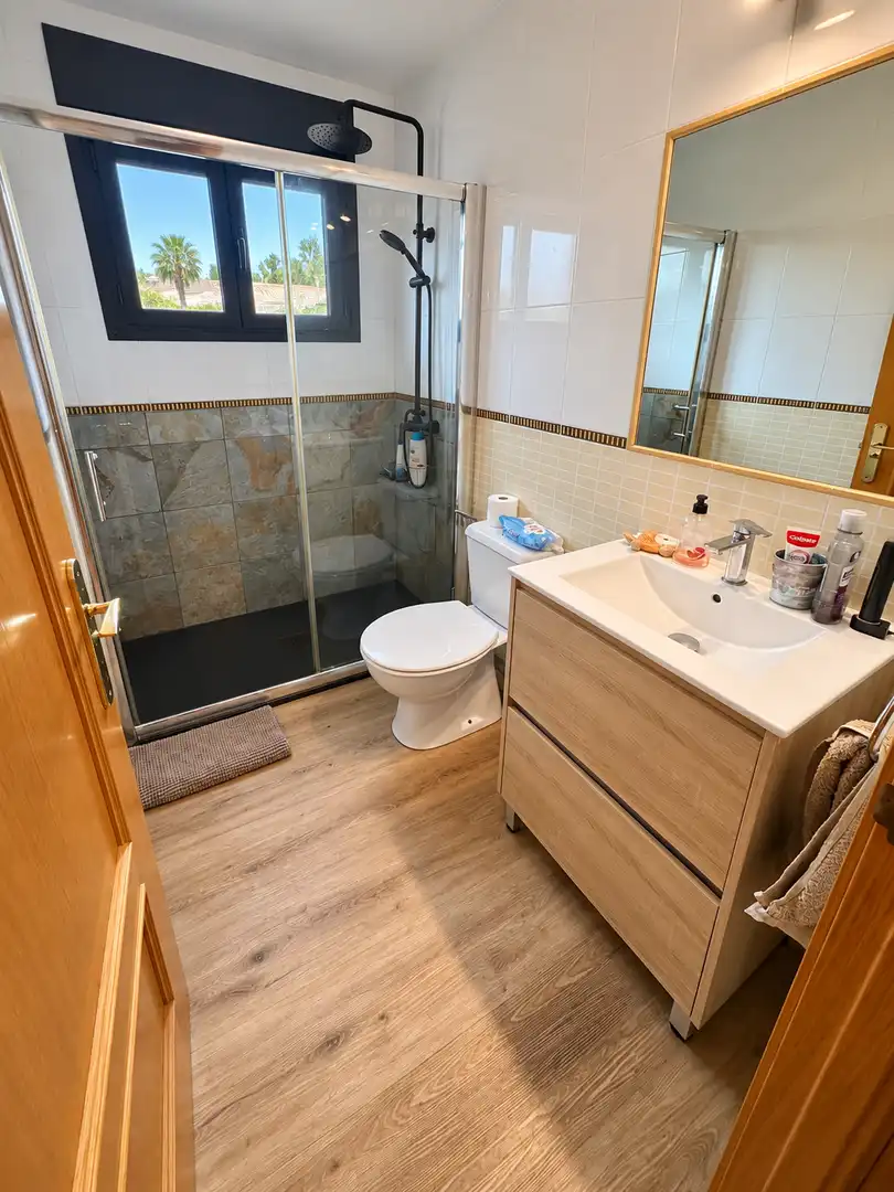 Baño de Casa o chalet en venta en La Oliva con Terraza, Amueblado y Piscina comunitaria