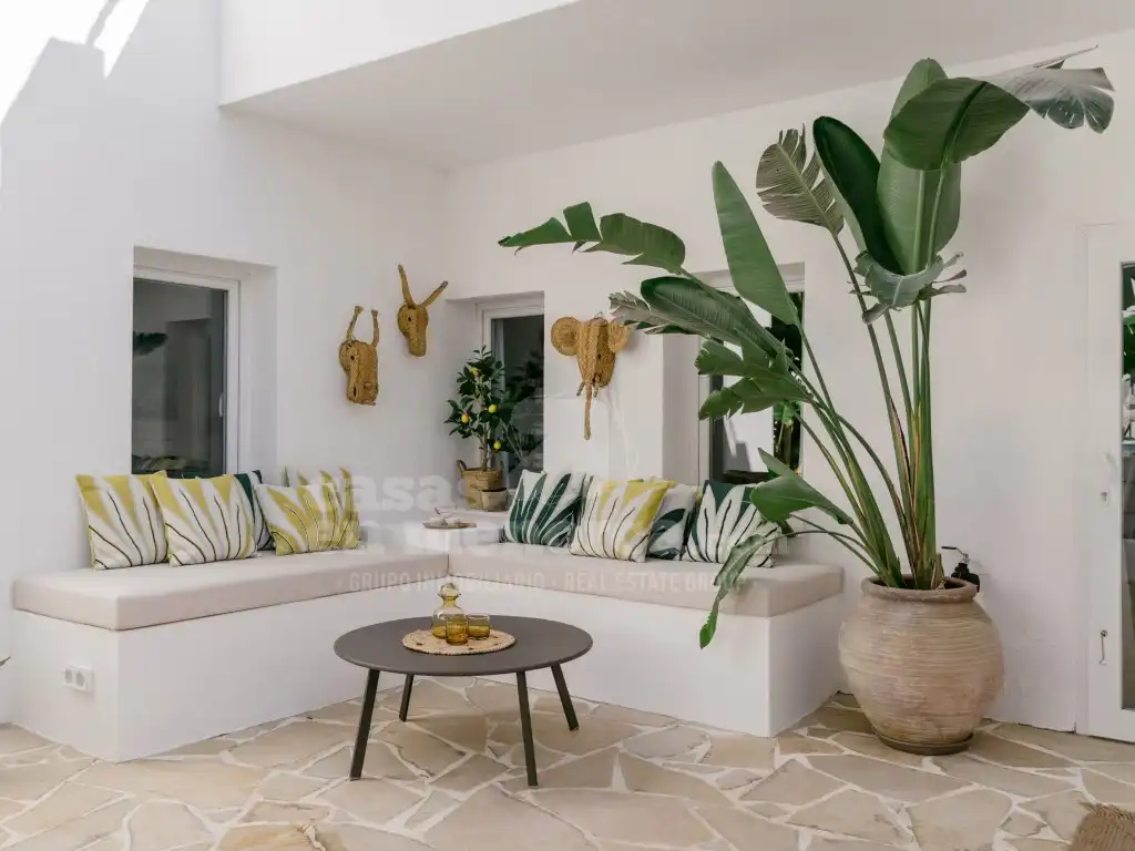 Terraza de Casa o chalet en venta en Es Castell con Aire acondicionado, Calefacción y Jardín privado
