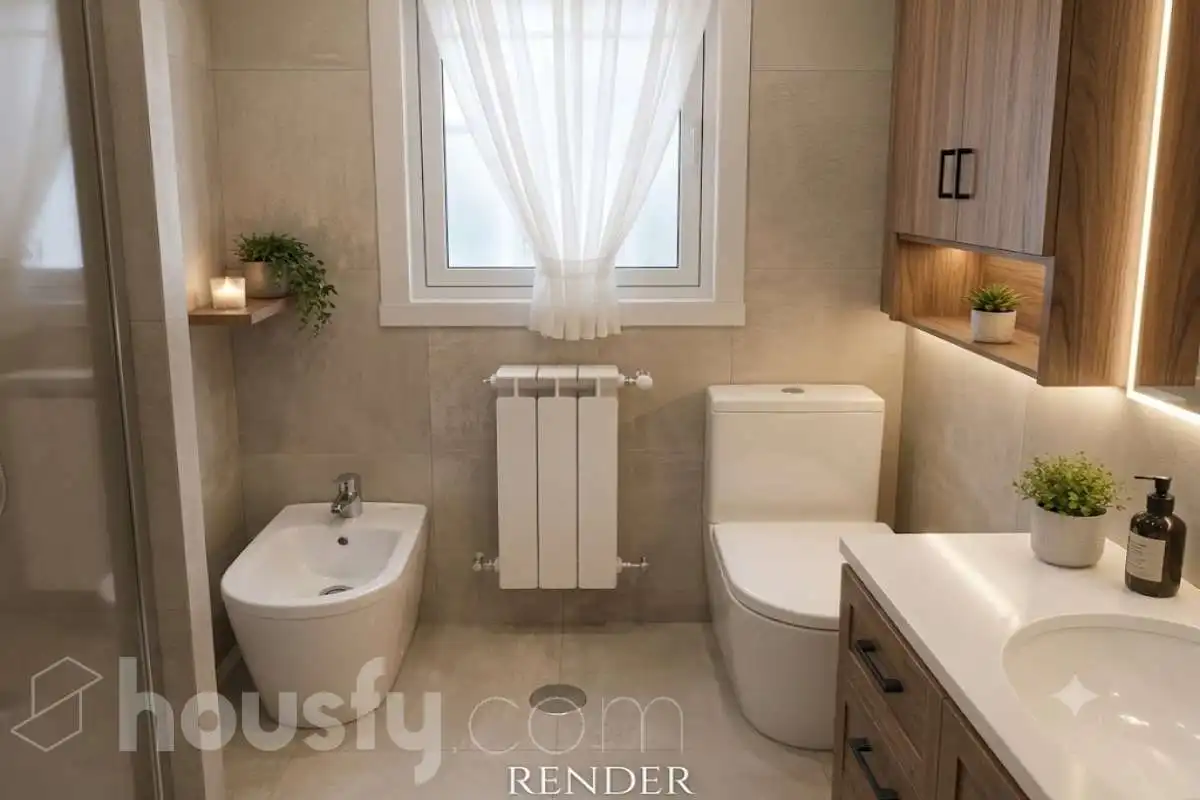 Bany de Pis en venda en A Coruña Capital  amb Calefacció