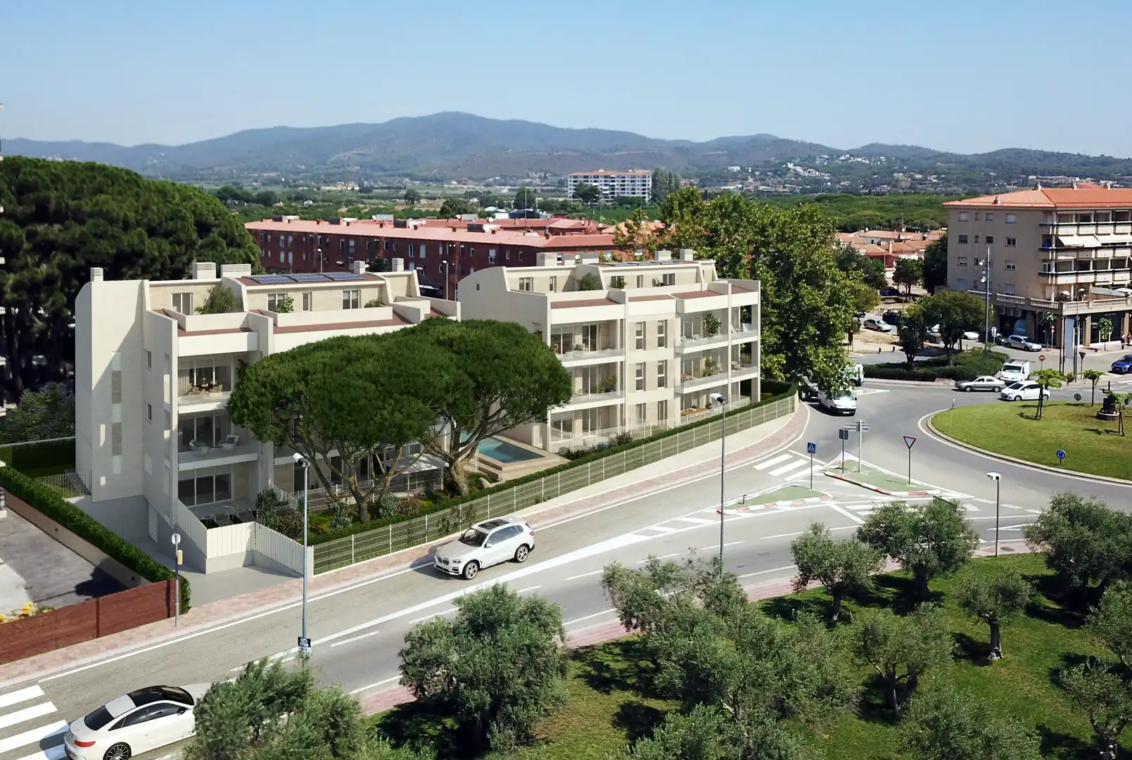 Exterior view of Flat for sale in Calonge i Sant Antoni  with Air Conditioner, Private garden and Terrace
