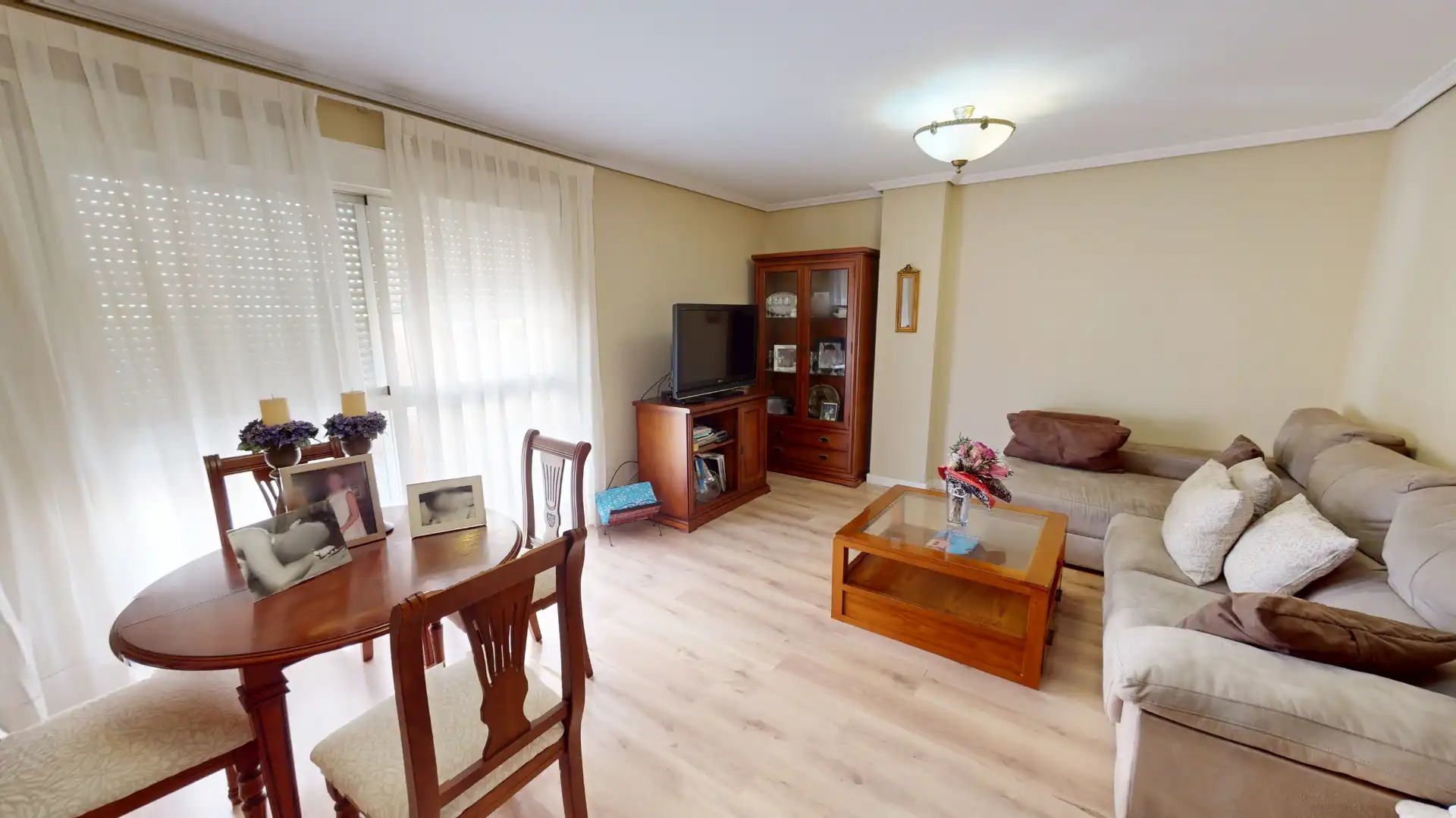 Wohnzimmer von Wohnung zum Verkauf in Sant Joan d'Alacant mit Klimaanlage und Ofen