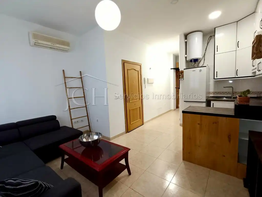 Wohnzimmer von Wohnungen zum Verkauf in Mijas mit Klimaanlage, Möbliert und Ofen