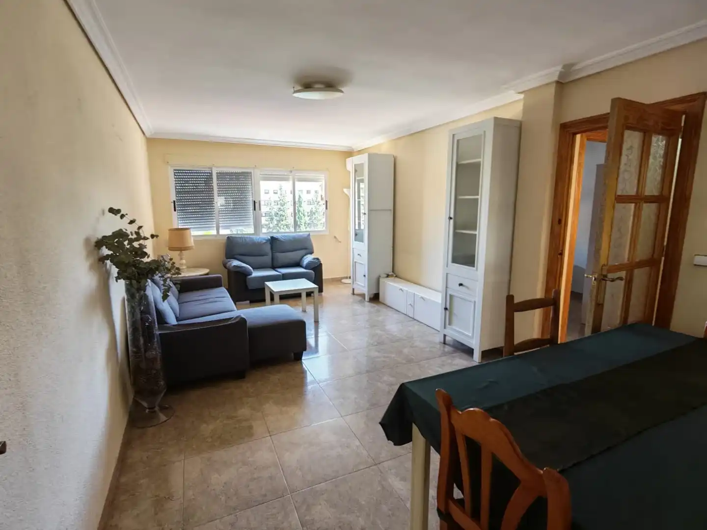Sala de estar de Piso de alquiler en Murcia con Aire acondicionado, Calefacción y Amueblado