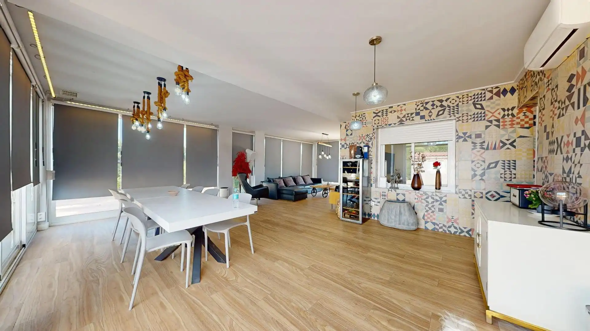 Dining room of Houses for sale in Elche / Elx  with Air Conditioner, Heating and Private garden