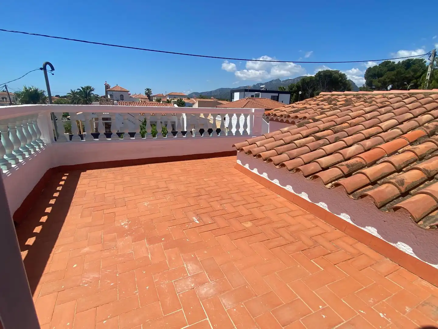Terrassa de Casa o xalet de lloguer en Mont-roig del Camp amb Aire condicionat, Calefacció i Jardí privat