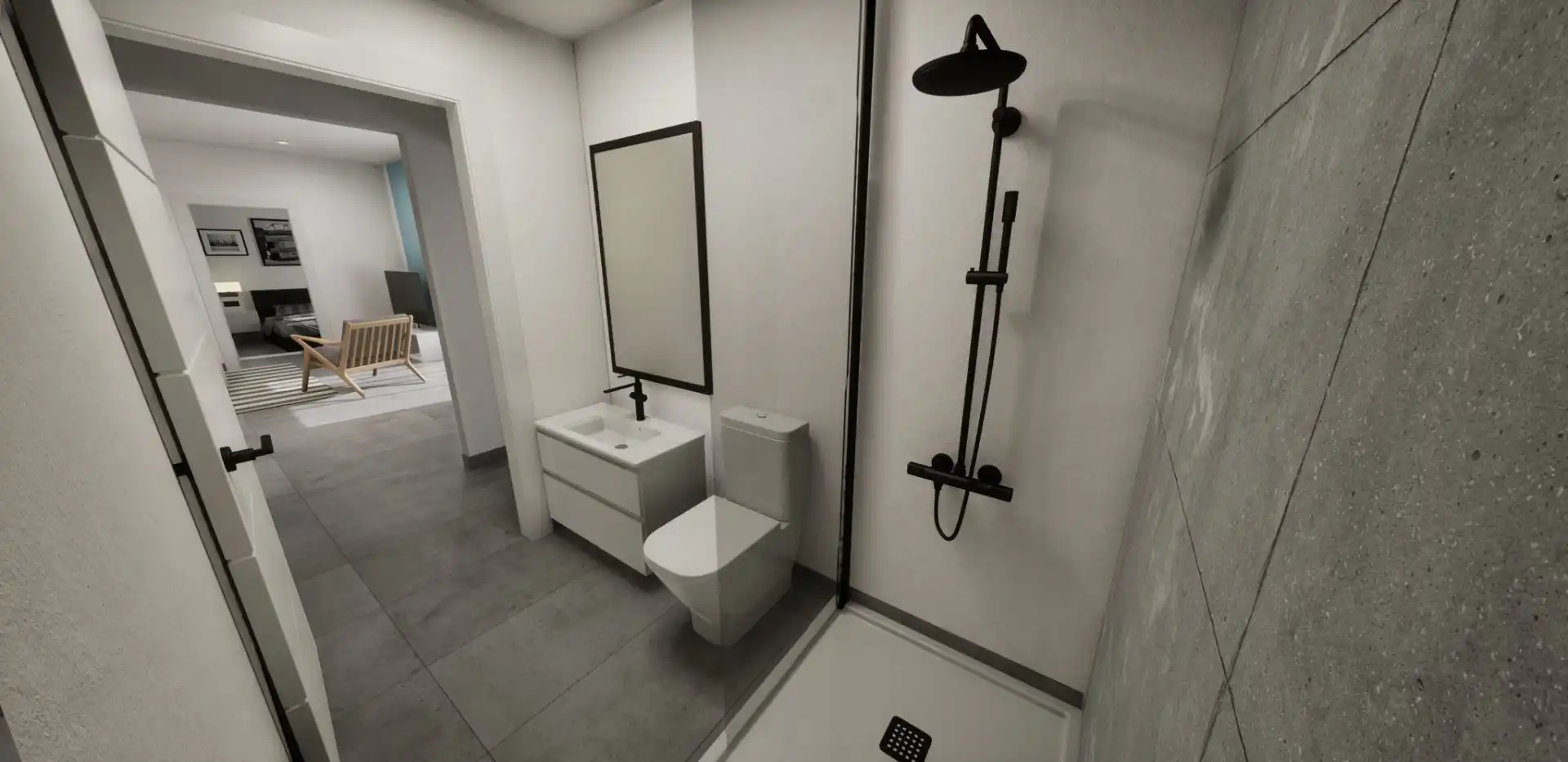 Baño de Casa o chalet en venta en Torre-Pacheco con Aire acondicionado, Jardín privado y Terraza