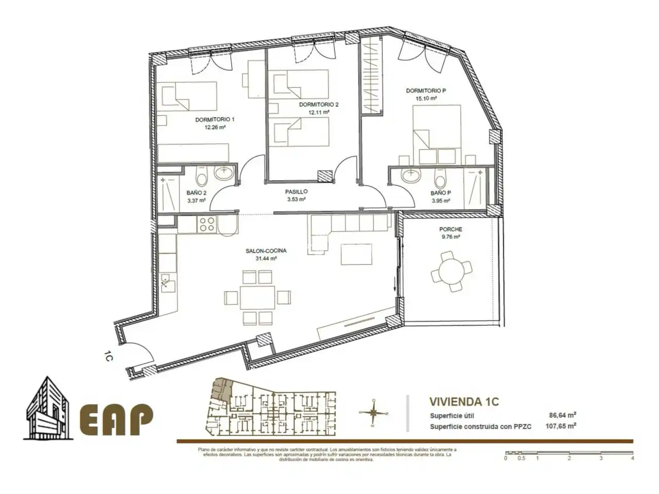 Wohnung mit Terrasse zum Verkauf in Calle Pirineo 5, imagen 10